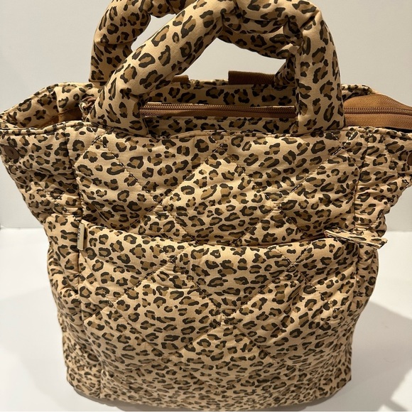 Beis x Elsa Hosk Leopard Wild Child Print Backpack